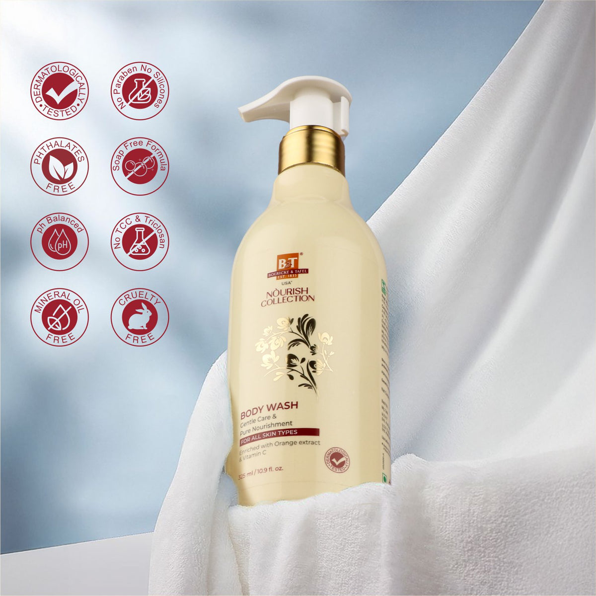 B&T Nourish Body Wash 325 ML