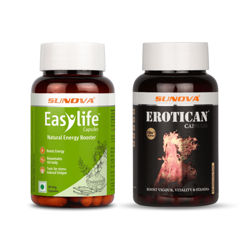 Sunova EasyLife Capsule & Erotican Capsule Combo Pack