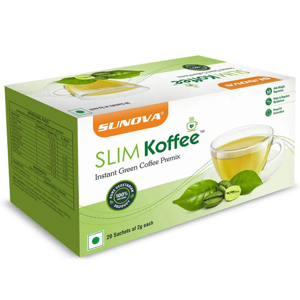 SlimKoffee product with cup of coffee