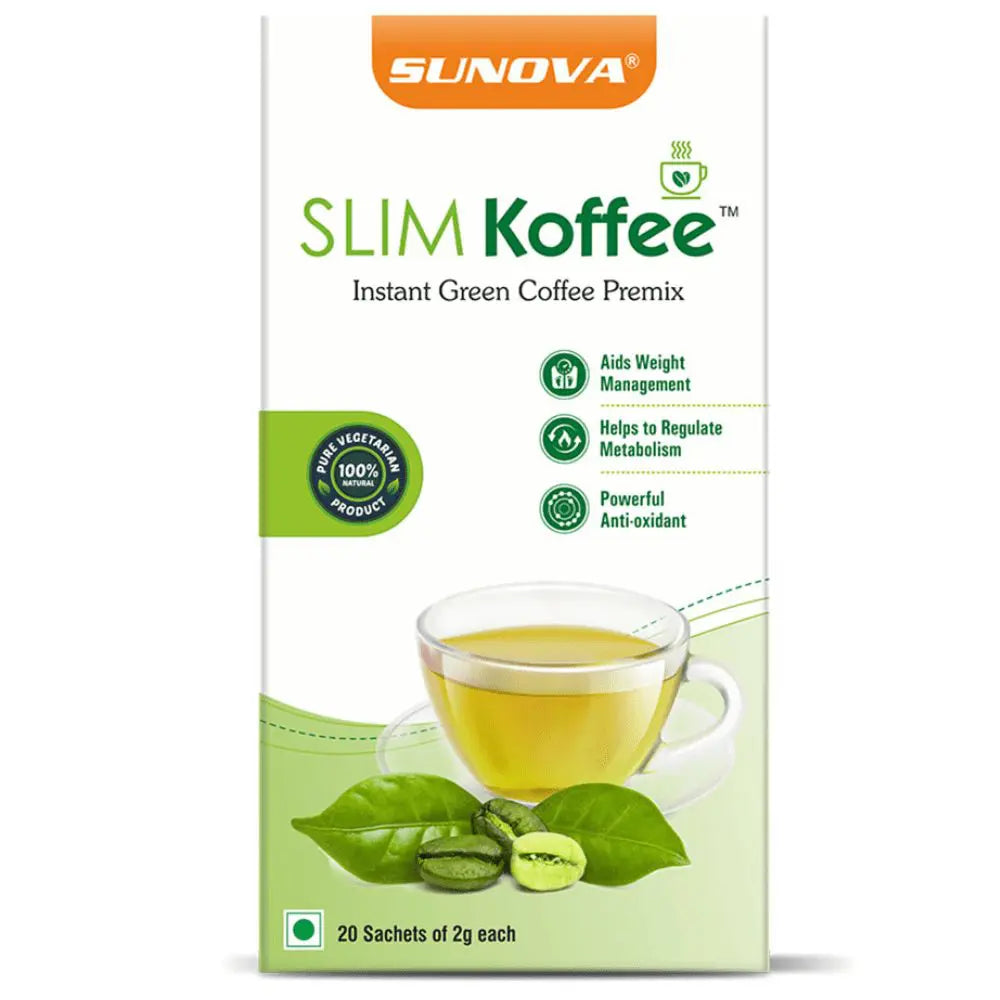Sunova SlimKoffee sachets for weight management