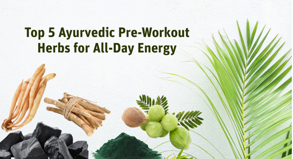 Top 5 Ayurvedic Pre-Workout Herbs for All-Day Energy – Sunova
