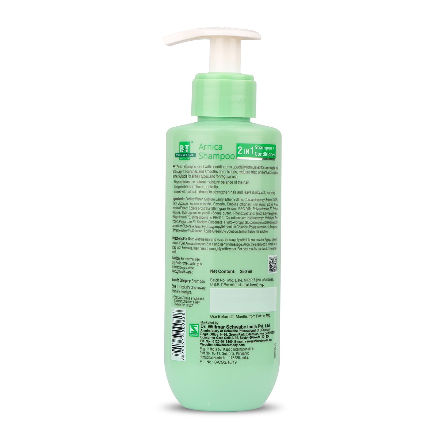 B&T Arnica 2 in 1 Shampoo 