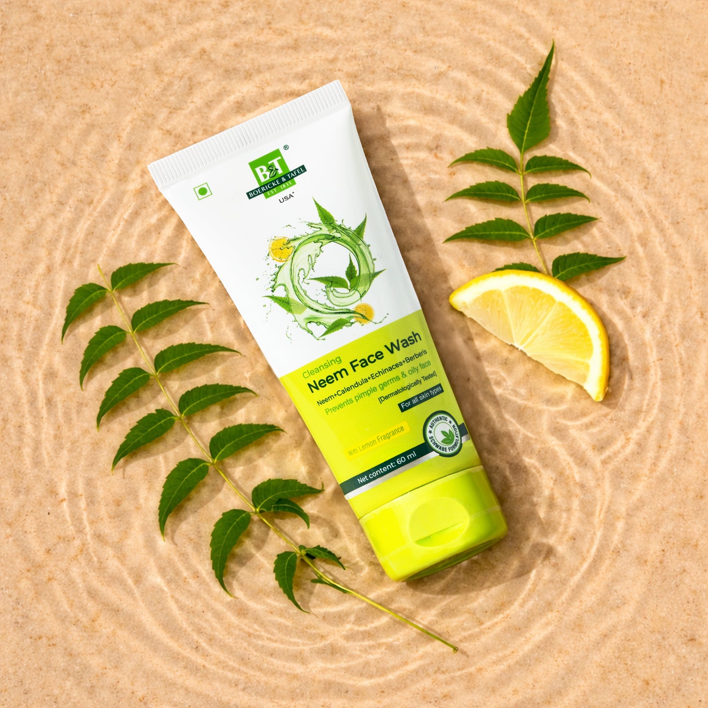 B&T CLEANSING NEEM FACE WASH 60ML