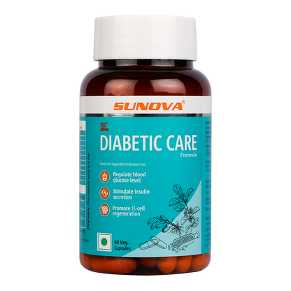 Diabetic Care supplement bottle new design