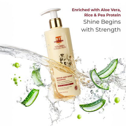 B&T Nourish Repair & Shine Shampoo 300ml