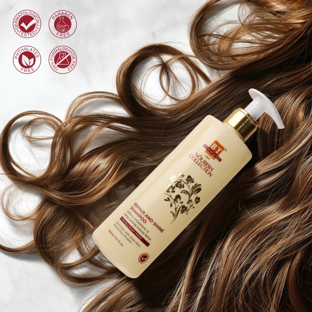 B&T Nourish Repair & Shine Shampoo 300ml