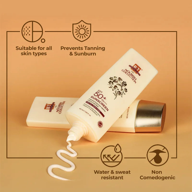 B&T Nourish SPF 50+ Sunscreen
