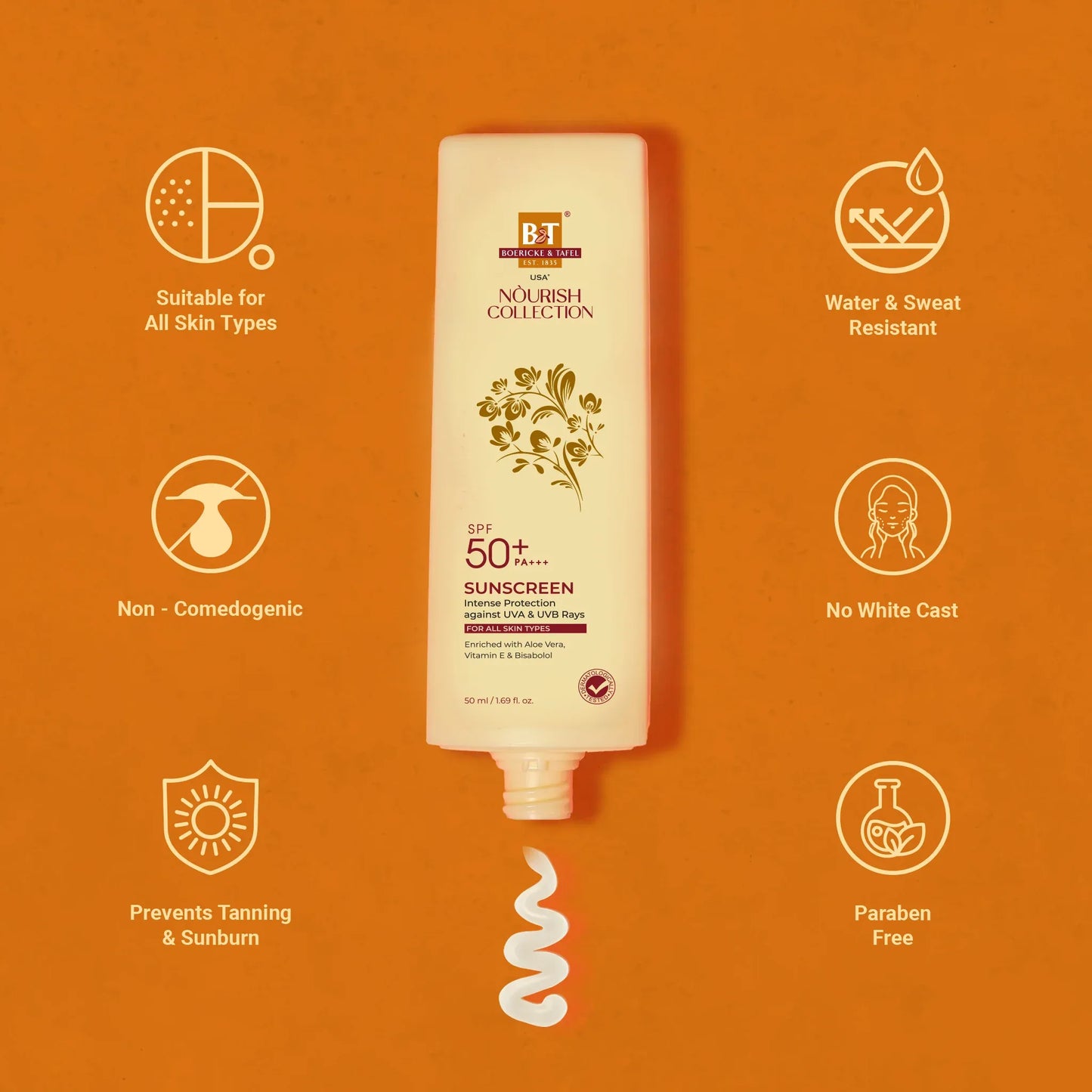 B&T Nourish SPF 50+ Sunscreen