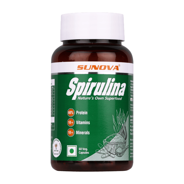 Sunova Spirulina Capsules pack