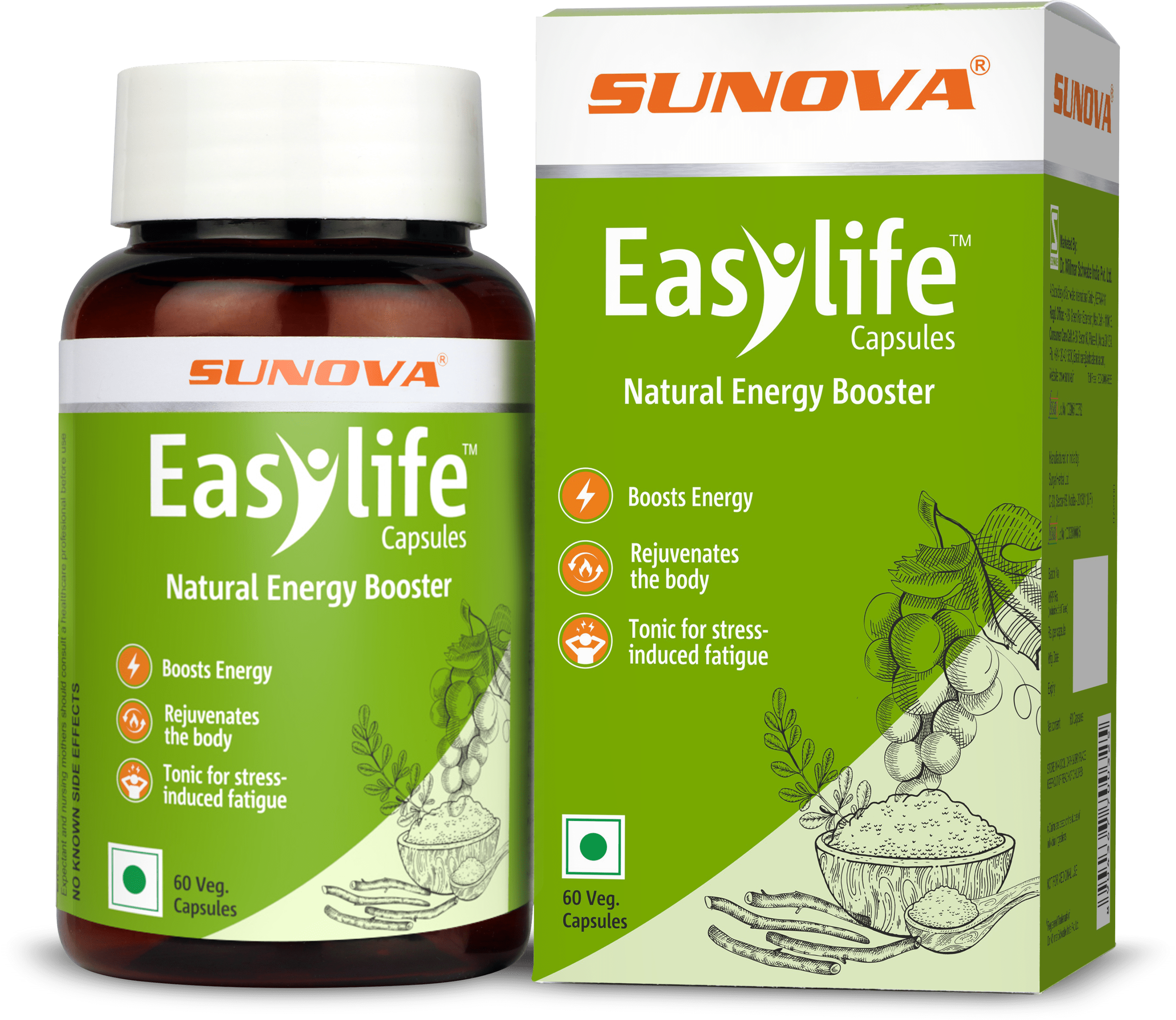 Sunova Easylife Natural Energy Boosters